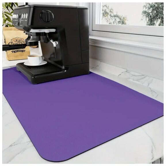 NWT Purple Puff Ball Faux Handbag Purse Shaped Zipper Pull Key Chain Keychain - Picture 12 of 14